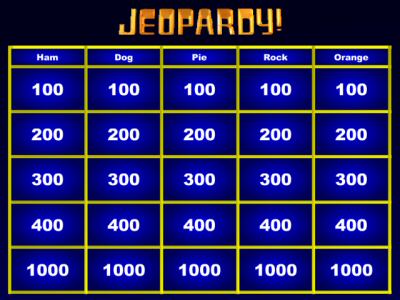 jeopardy screen generator